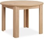 Homestyle4u Esstisch Rund 106 cm Natur 2789