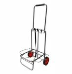 Relaxdays Transportwagen Stahl Grau Klappbar Pulverbeschichtet 100 cm x 44 cm x...