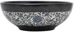 vidaXL Aufsatzwaschbecken Schwarz und Blau Rund &Oslash;41x14 cm Keramik 155063