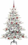 vidaXL K&uuml;nstlicher Klappbarer Weihnachtsbaum mit 150 LEDs 150 cm PVC 3397705