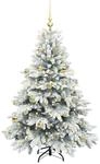 vidaXL K&uuml;nstlicher Weihnachtsbaum mit 150 LEDs Gr&uuml;n 150 cm PE und PVC 3397605