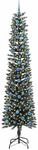 vidaXL K&uuml;nstlicher Weihnachtsbaum mit 300 LEDs Gr&uuml;n 58 x 58 x 240 cm 3395971