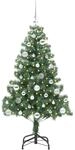 vidaXL Weihnachtsbaum mit 150 LEDs mit St&auml;nder Gr&uuml;n 150 cm PVC 3396372