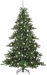 vidaXL K&uuml;nstlicher Klappbarer Weihnachtsbaum mit 300 LEDs 210 cm PVC 3397681