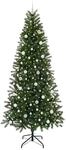 vidaXL K&uuml;nstlicher Weihnachtsbaum mit 300 LEDs Gr&uuml;n 240 cm PE und PVC 3397383