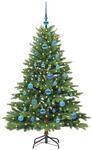 vidaXL K&uuml;nstlicher Weihnachtsbaum mit 150 LEDs Gr&uuml;n 150 cm PE und PVC 3397543