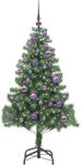 vidaXL Weihnachtsbaum mit 150 LEDs mit St&auml;nder Gr&uuml;n 150 cm PVC 3396373