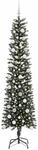vidaXL K&uuml;nstlicher Weihnachtsbaum mit 300 LEDs Gr&uuml;n 58 x 58 x 210 cm 3395955