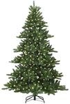 vidaXL K&uuml;nstlicher Klappbarer Weihnachtsbaum mit 300 LEDs 180 cm PVC 3397662