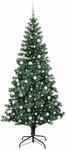 vidaXL K&uuml;nstlicher Vorbeleuchteter Weihnachtsbaum Gr&uuml;n 240 cm 3396791