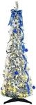 vidaXL K&uuml;nstlicher Weihnachtsbaum mit 50 LEDs Gr&uuml;n 120 cm PVC 42018634