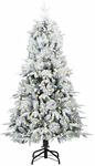 vidaXL K&uuml;nstlicher Klappbarer Weihnachtsbaum Gr&uuml;n 150 cm PE und PVC 3397467