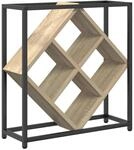 vidaXL Weinregal Sonoma-Eiche 51 x 18 x 52,5 cm Holzwerkstoff 868220