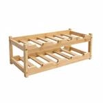 Relaxdays Weinregal Bambus Natur