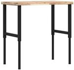 vidaXL Werkbank 100x60x73-99,5 cm Massivholz Akazie Rechteckig 3309691