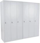 MCW Schlie&szlig;fach Boston T829 Grau 6 F&auml;cher