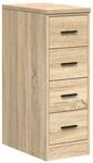 vidaXL Garagen-Aufbewahrungsschrank Sonoma-Eiche Massivholz Kiefer 860582