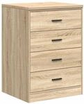 vidaXL Garagen-Aufbewahrungsschrank Sonoma-Eiche Massivholz Kiefer 860600