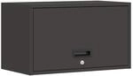 vidaXL Wandschrank f&uuml;r die Garage mit Gasdrucklift-T&uuml;r Schwarz 883280