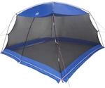 vidaXL Zelte mit Dach Azurblau 380 x 380 x 225 cm Polyester 4100691