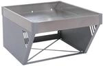 MCW M&auml;hroboter-Garage mit Pflanzkasten P41 Metall 40x60x70cm Edelstahl...