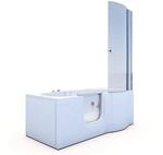 AcquaVapore Seniorendusche und Wanne mit Whirlpool S12D-WP-L-EC Dusche 170x85