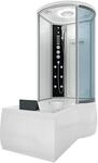 AcquaVapore Kombination Whirlpool Dusche K55-L03-WP-EC Duschkabine Wanne 170x100