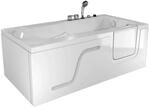 AquaVapore Whirlpool Seniorenwanne mit T&uuml;r S17-EH-WP-L 150x75cm