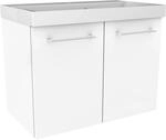Fackelmann Waschbeckenunterschrank Lima Wei&szlig; matt 60 cm