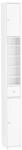 SoBuy Badezimmerschrank Hochschrank Badregal mit 6 Einlegeb&ouml;den 20x180x20cm