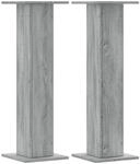 vidaXL Pflanzenst&auml;nder 2 Stk Grau Sonoma 30x30x95 cm Holzwerkstoff 3307878