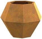 vidaXL Pflanzk&uuml;bel Rostig 50 x 50 x 40 cm Wetterfeststahl 884064