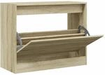 vidaXL Schuhschrank Sonoma-Eiche 80x34x63 cm Holzwerkstoff 839961