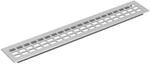 vasalat L&uuml;ftungsgitter zum Einstecken Aluminium Natur Eloxiert 400x100 mm