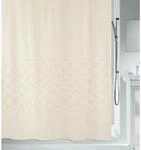 Spirella Duschvorhang Trento 180 cm x 200 cm Beige
