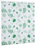 Relaxdays Duschrollo Kunststoff Aluminium Wei&szlig; Wasserabweisend 140 cm x 240 cm