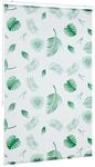 Relaxdays Duschrollo Kunststoff Aluminium Wei&szlig; Gr&uuml;n Wasserabweisend 100 cm x 240 cm