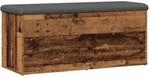 vidaXL Sitzbank mit Stauraum Altholz-Optik 102x42x45 cm Holzwerkstoff 857619