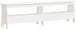 vidaXL Flurbank Wei&szlig; 160x28x45 cm Massivholz Kiefer 837380