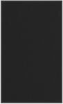 vidaXL Fu&szlig;matte Schwarz 90x150 cm 4105607