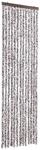 vidaXL Insektenschutz-Vorhang Braun und Beige 56x200 cm Chenille 315129