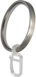 Mydeco Gardinen-Ringe Edelstahl-Optik &Oslash; 5 f&uuml;r &Oslash; 2,5 cm Gardinenstangen