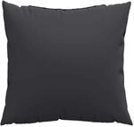 vidaXL Sofakissen 4 Stk Schwarz 40x40 cm Stoff 360366