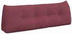 vidaXL R&uuml;ckenkissen Weinrot 140 x 24 x 50 cm Stoff 42014502