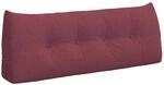 vidaXL R&uuml;ckenkissen Weinrot 120 x 24 x 50 cm Stoff 42014473