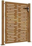 vidaXL Gartentor 105 x 155 cm Cortenstahl Quadratisches Design 153253