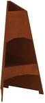 vidaXL Feuerstelle Braun 50 x 50 x 95 cm Wetterfeststahl 858941