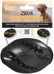 Zeus Hundespielzeug ChewChasers Treat Rugby Ball 12,5 cm Schwarz