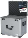 HMF 14422-02 Alu Fotokoffer Miniaturenkoffer Rasterschaumstoff 46 x 33 x 41 cm