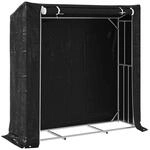 vidaXL Brennholzregal mit Regenschutz 200x60x200 cm Verzinkter Stahl 4104957